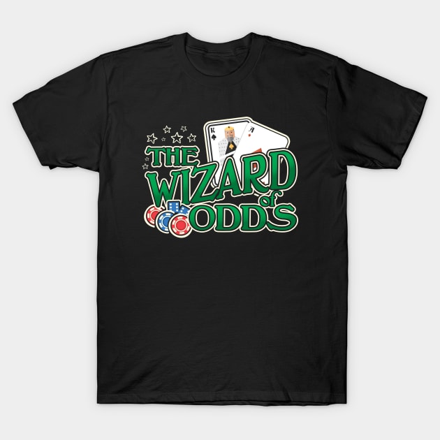 The Wizard Of Odds Casino Blackjack T-Shirt by screamingfool